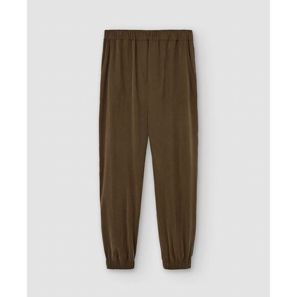 Adolfo Dominguez Brown Responsible Lyocell Jogger TrousersWomen's Size Small - Picture 1 of 9